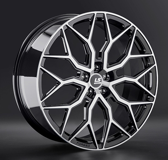 Диски LS Forged FG13 9.5 х 22 5*108 Et: 48 Dia: 63.3 черный полностью полированный