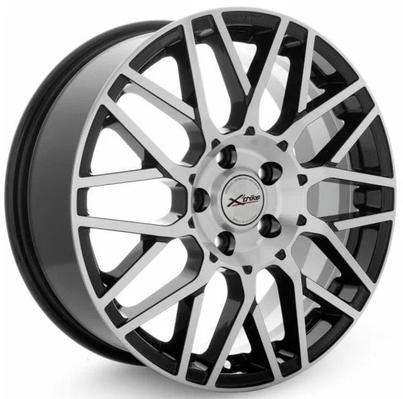 Диски X'trike X-131 7 х 17 5*100 Et: 40 Dia: 57.1 черный с проточкой глянцевый
