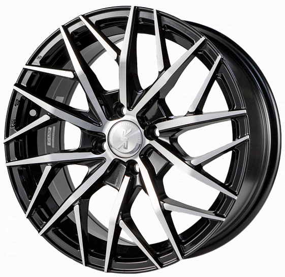 Диски RR CSS3347 7.5 х 17 4*100 Et: 45 Dia: 60.1 черный с проточкой глянцевый