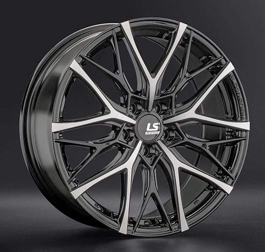 Диски LS wheels FlowForming RC84 8 х 18 5*108 Et: 36 Dia: 65.1 черный полностью полированный
