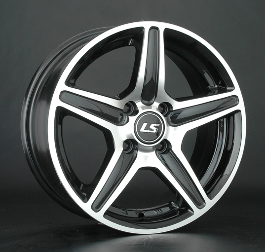 Диски LS wheels LS345 7 х 16 4*108 Et: 27 Dia: 65.1 черный полностью полированный