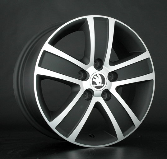 Диски Replica LA SK17 6 х 15 5*112 Et: 47 Dia: 57.1 черный с проточкой матовый