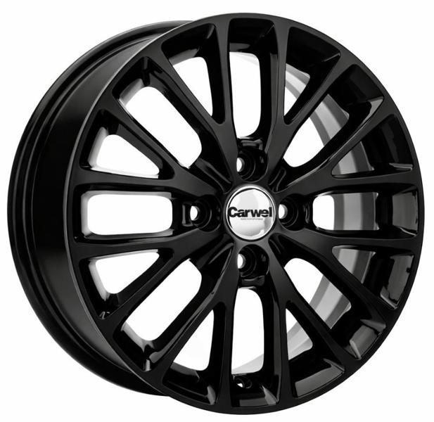 Диски Carwel Риорита 6 х 15 4*98 Et: 35 Dia: 58.5 черный матовый