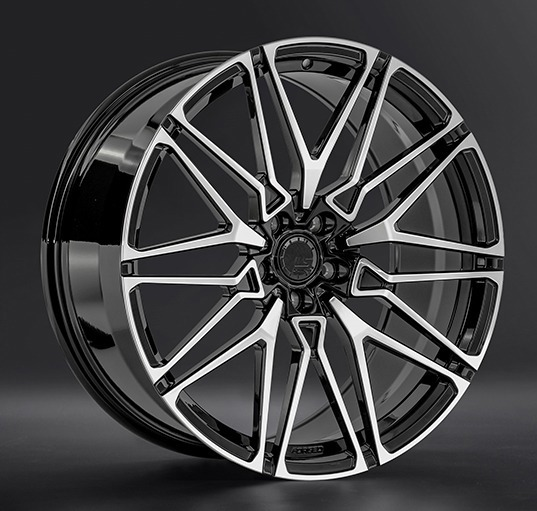 Диски LS Forged FG54 9.5 х 22 5*112 Et: 35 Dia: 66.6 черный полностью полированный