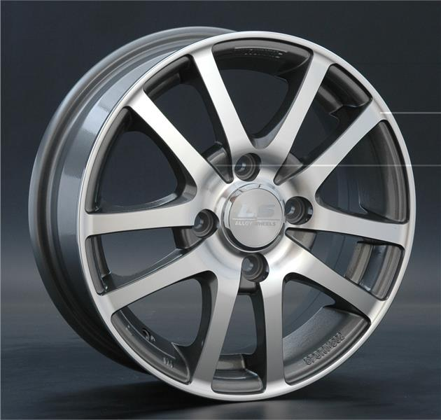 Диски LS wheels NG450 6 х 15 4*100 Et: 45 Dia: 73.1 серый с полировкой