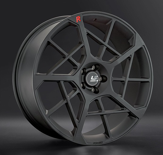 Диски LS Forged FG36 9.5 х 22 5*108 Et: 48 Dia: 63.3 черный матовый