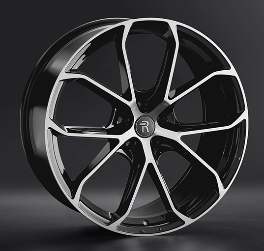 Диски Replay GS6 9.5 х 21 5*114,3 Et: 47 Dia: 67.1 черный полностью полированный