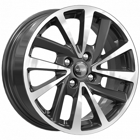 Диски K&K КС899 6 х 15 4*98 Et: 35 Dia: 58.6 черный с проточкой глянцевый
