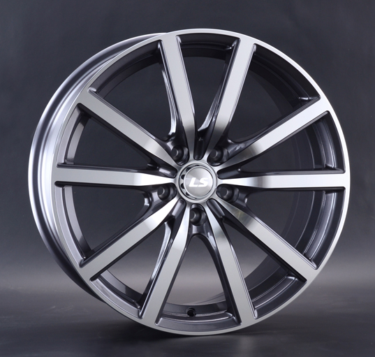 Диски LS wheels LS 841 8 х 18 5*114,3 Et: 35 Dia: 73.1 серый с полировкой
