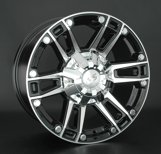 Диски LS wheels LS558 8 х 17 6*139,7 Et: 25 Dia: 106.1 черный полностью полированный