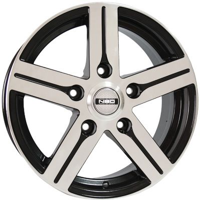 Диски NEO 661 6.5 х 16 5*130 Et: 40 Dia: 84.1 черный с проточкой глянцевый