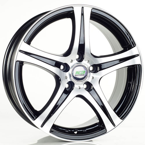 Диски N2O Y3159 7 х 17 5*114,3 Et: 39 Dia: 60.1 черный с проточкой глянцевый