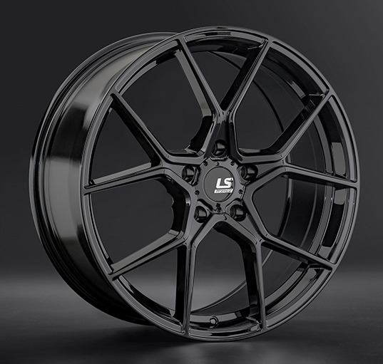 Диски LS wheels FlowForming RC72 9 х 20 5*127 Et: 45 Dia: 71.6 черный матовый