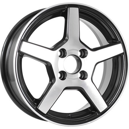 Диски RST R024 5.5 х 14 4*98 Et: 33 Dia: 58.6 черный с проточкой глянцевый