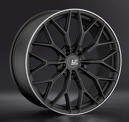 Диски LS wheels FlowForming RC69 9 х 20 5*114,3 Et: 45 Dia: 67.1 черный с проточкой матовый