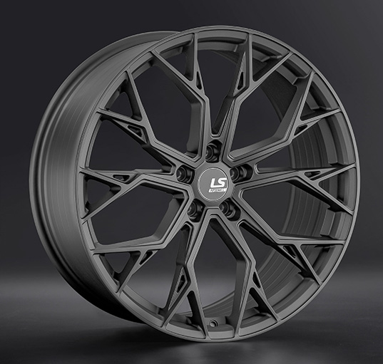Диски LS wheels FlowForming RC61 9 х 21 5*114,3 Et: 43 Dia: 67.1 серый матовый
