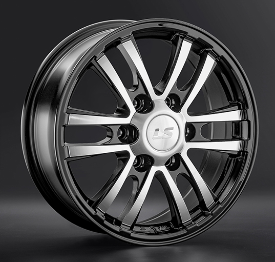 Диски LS wheels LS1287 7 х 17 6*139,7 Et: 30 Dia: 106.1 черный полностью полированный