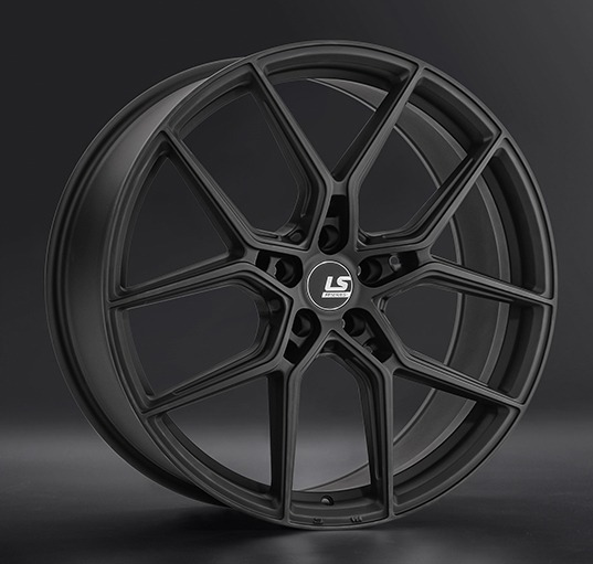Диски LS wheels FlowForming RC100 9.5 х 22 5*120 Et: 40 Dia: 72.6 черный матовый