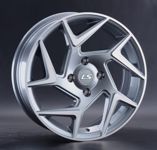 Диски LS wheels 1003 6.5 х 16 4*108 Et: 40 Dia: 63.3 серый с полировкой