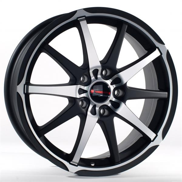 Диски Yamato Fukuoka 6 х 15 5*112 Et: 43 Dia: 57.1 черный с проточкой матовый