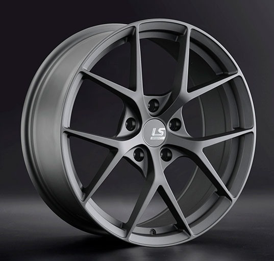 Диски LS wheels FlowForming RC66 8.5 х 18 5*120 Et: 30 Dia: 72.6 серый матовый