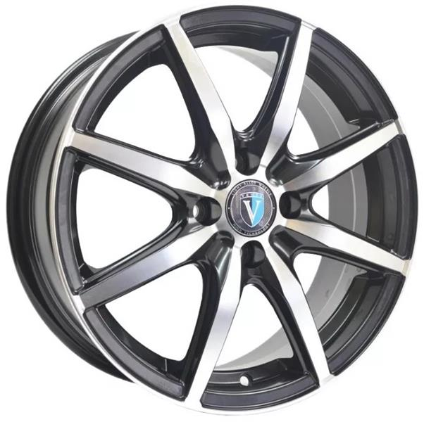 Диски VENTI 1615 6.5 х 16 5*100 Et: 40 Dia: 57.1 черный с проточкой глянцевый