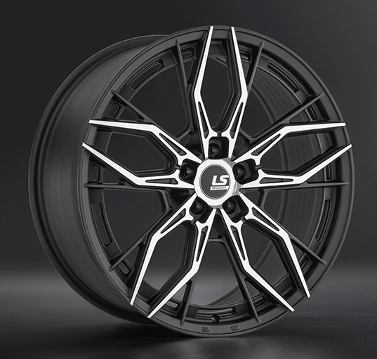 Диски LS wheels FlowForming RC96 9 х 20 5*108 Et: 35 Dia: 65.1 черный с проточкой матовый