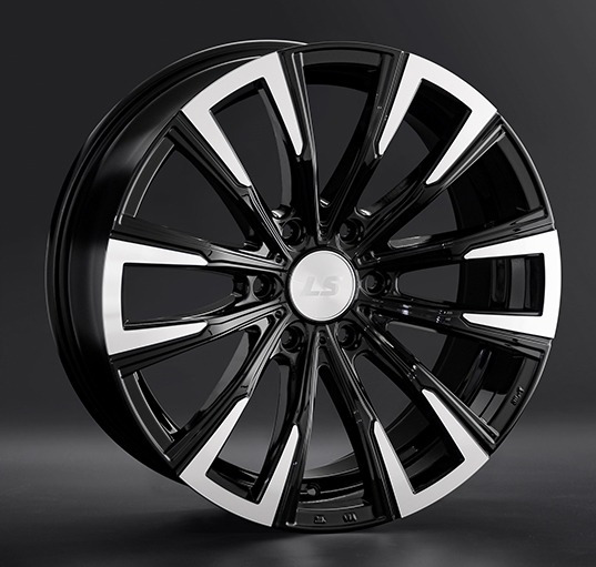 Диски LS wheels 812 8 х 20 6*139,7 Et: 30 Dia: 77.8 черный полностью полированный