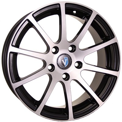 Диски VENTI 1603 6.5 х 16 4*108 Et: 26 Dia: 65.1 черный с проточкой глянцевый