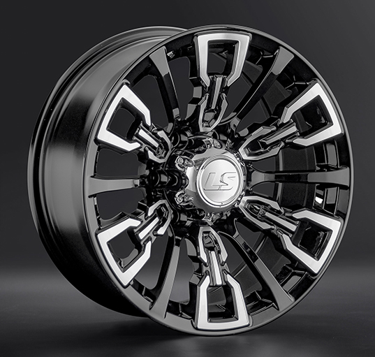 Диски LS wheels LS1363 8 х 17 6*139,7 Et: -15 Dia: 106.1 черный полностью полированный