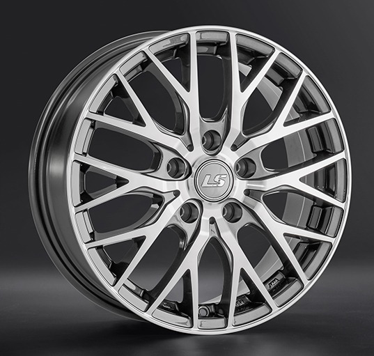 Диски LS wheels LS1369 6.5 х 16 5*114,3 Et: 40 Dia: 67.1 серый с полировкой