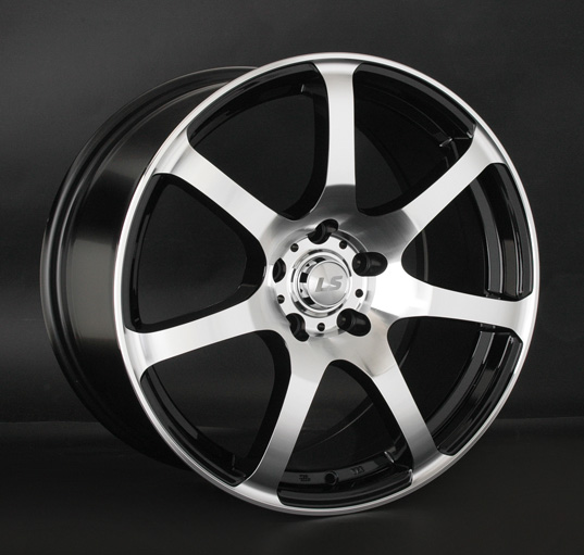 Диски LS wheels LS 789 7.5 х 17 5*114,3 Et: 40 Dia: 67.1 черный полностью полированный