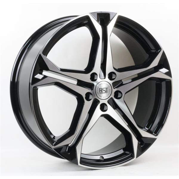 Диски RST R099 7.5 х 19 5*108 Et: 38 Dia: 60.1 черный с проточкой глянцевый
