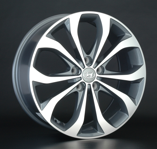 Диски Replay HND135 7 х 17 5*114,3 Et: 41 Dia: 67.1 серый с полировкой