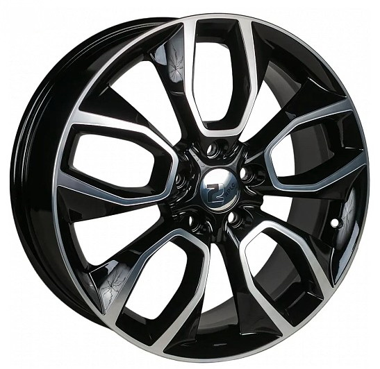 Диски RPLC MI202 7 х 18 5*114,3 Et: 38 Dia: 67.1 черный с проточкой глянцевый