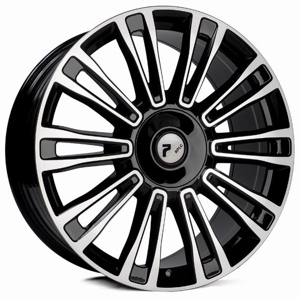 Диски RPLC AITO1 9 х 21 5*120 Et: 40 Dia: 66.1 черный с проточкой глянцевый