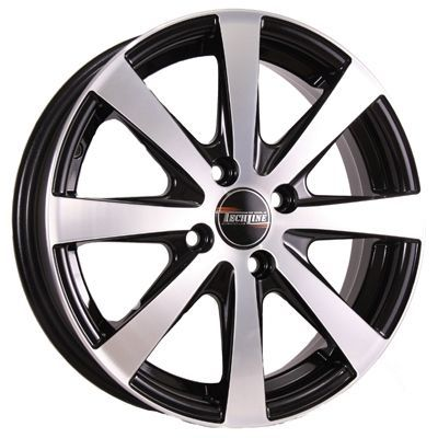 Диски Tech Line 534 5.5 х 15 4*100 Et: 45 Dia: 60.1 черный с проточкой матовый