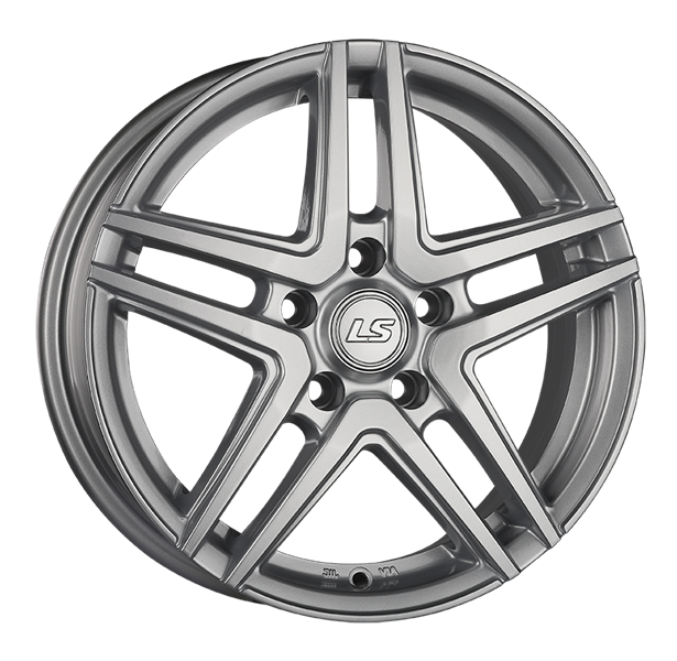 Диски LS wheels LS 420 6 х 15 4*100 Et: 45 Dia: 60.1 серый с полировкой