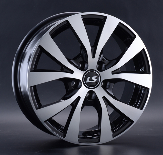 Диски LS wheels LS 960 6 х 15 5*100 Et: 40 Dia: 57.1 черный полностью полированный