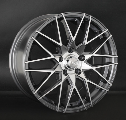 Диски LS wheels LS 784 6.5 х 15 4*100 Et: 40 Dia: 60.1 серый с полировкой