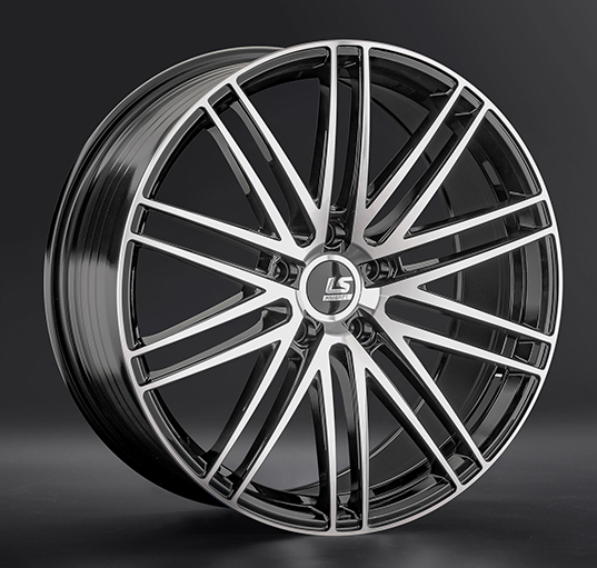 Диски LS wheels FlowForming RC75 8.5 х 20 5*120 Et: 40 Dia: 72.6 черный полностью полированный
