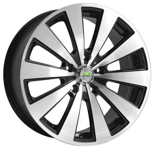 Диски N2O Y252 6.5 х 15 5*108 Et: 40 Dia: 73.1 черный с проточкой глянцевый