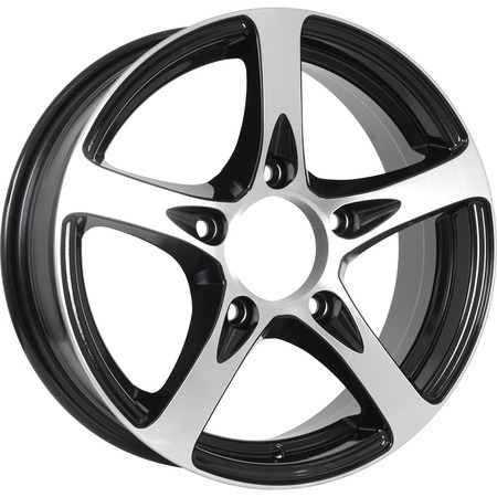 Диски KDW KD1650 6 х 16 5*139,7 Et: 40 Dia: 98 черный с проточкой глянцевый