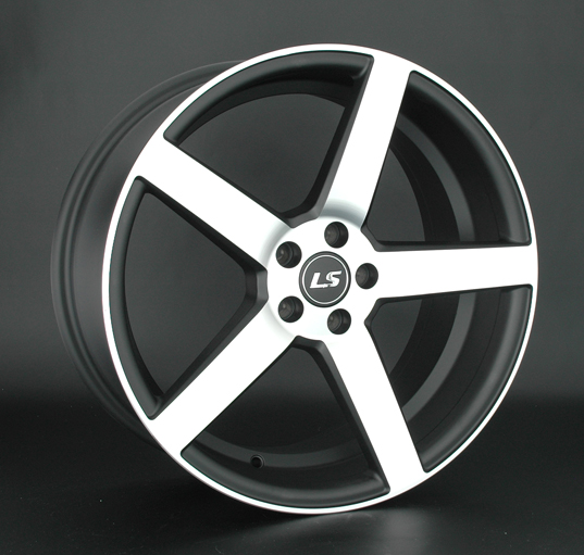 Диски LS wheels LS552 8 х 18 5*100 Et: 40 Dia: 73.1 черный с проточкой матовый