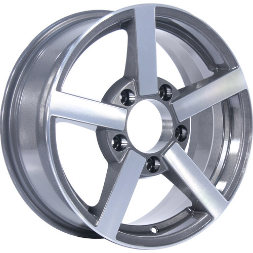 Диски CROSS STREET CR-25 6.5 х 16 5*139,7 Et: 35 Dia: 98 серый с полировкой