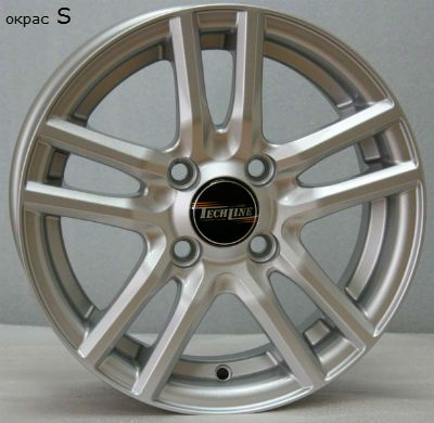 Диски Tech Line 429 5.5 х 14 4*98 Et: 35 Dia: 58.6 классический серебристый цвет
