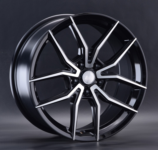 Диски LS wheels LS 1242 8 х 18 5*112 Et: 35 Dia: 66.6 черный полностью полированный