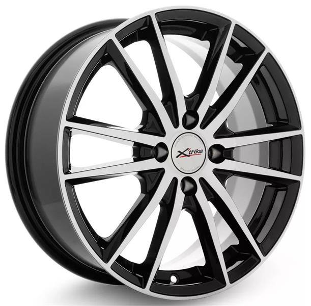 Диски X'trike X-129 6.5 х 16 4*98 Et: 35 Dia: 58.6 черный с проточкой глянцевый