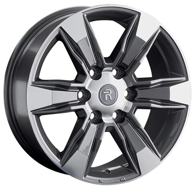 Диски Replay TY202 7.5 х 18 6*139,7 Et: 25 Dia: 106.1 серый с полировкой