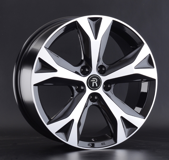 Диски Replay LX57 7.5 х 18 5*114,3 Et: 35 Dia: 60.1 черный полностью полированный